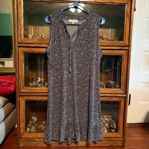 Michael Kors Black & White Floral Dress